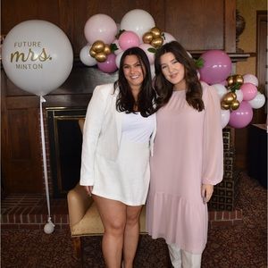 Aritzia (Wilfred) Pink Midi Dress